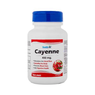 Healthvit Cayenne Capsules 60's - Digestive Health
