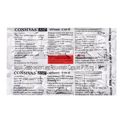 Consivas Asp Capsule 10'S - High Cholesterol-Dys
