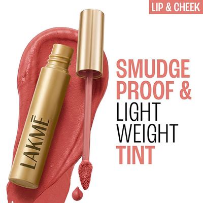 Lakme Double Duty Lip & Cheek Mousse Matte Lipstick & Soft Blush, Blush Velvet,9gm - Liquid Lipsticks