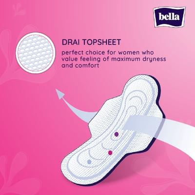 Bella Classic Regular Drai Wings Sanitary Pad 8's - Sanitary Napkins
