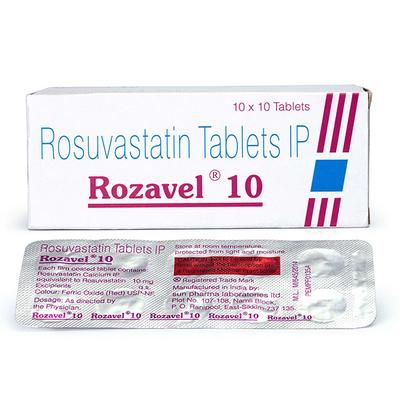 Rozavel 10mg Tablet 10'S - High Cholesterol-Dys