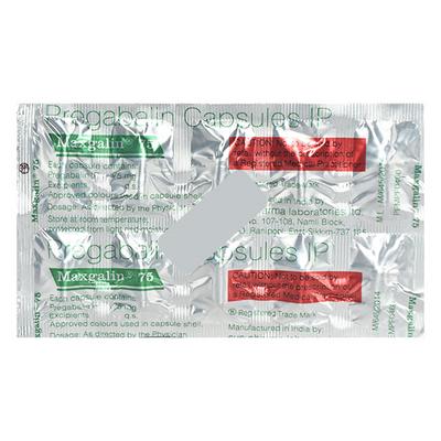 Maxgalin 75mg Capsule 10'S - Epilepsy/Convulsion-Ant