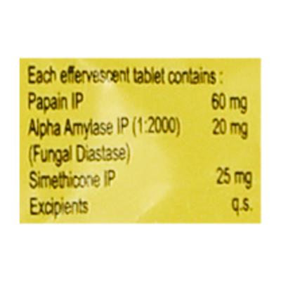 Gastica Fiz Sugar Free Orange Flavour Effervescent Tablet 6'S - Ulcer/Reflux/Flatulence-Aaa