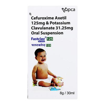 Fastclav 125mg Dry Syrup 30ml - Bacterial Infections-Cep