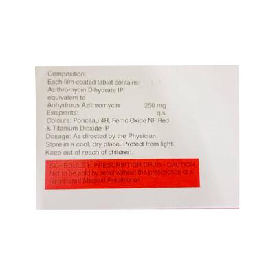 Azivent 250Mg Tablet 10's - Bacterial Infections-Mac