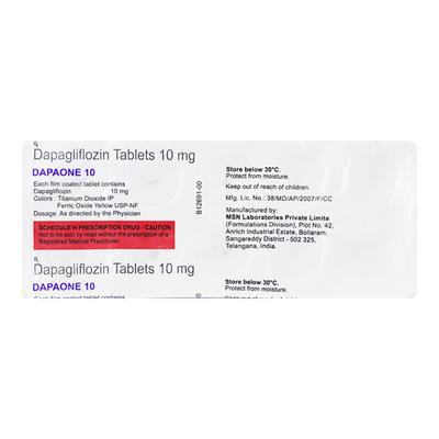 DAPAONE 10 Tablet 10's - Diabetes-Ant