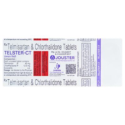 Telster Ct 40Mg Tablet 10's - Hypertension-Ang