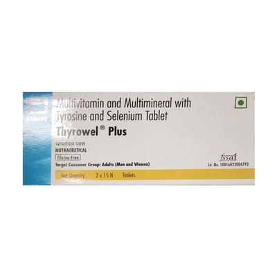 THYROWEL PLUS Gluten Free Tablet 15's - Supplements-Vam