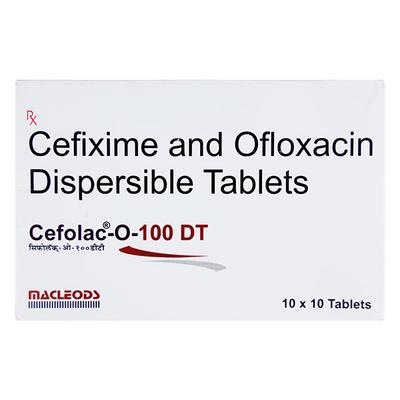 Cefolac O DT 100mg Tablet 10'S - Bacterial Infections-Cep