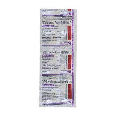 Milcef 250mg Tablet 10'S - Bacterial Infections-Cep