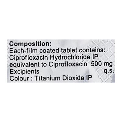 Ciprodac 500mg Tablet 10'S - Bacterial Infections-Qui