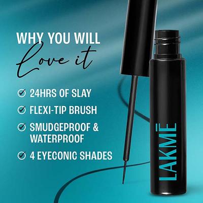 Lakme 9 to 5 Eyeconic Liquid Eyeliner Intense Green 4.5 ml - Eyeliners