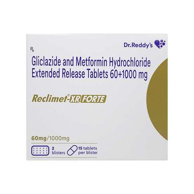 RECLIMET XR FORTE Tablet 15's - Diabetes-Ant