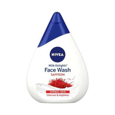Nivea Face Wash for Normal Skin, Milk Delights Saffron 100 ml - Face Wash & Cleansers