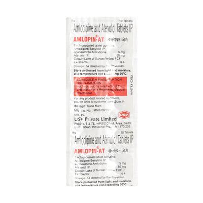 Amlopin AT Tablet 10'S - Hypertension-Cal