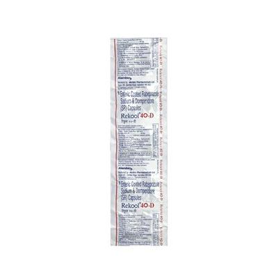 Rekool D 40mg Capsule 10'S - Ulcer/Reflux/Flatulence-Aaa
