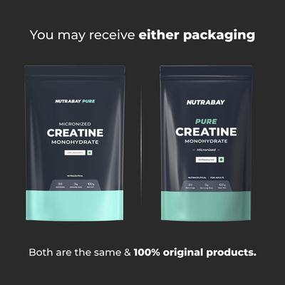 Nutrabay Pure Creatine Monohydrate Micronized Powder - Unflavoured 100 g - Workout Essentials