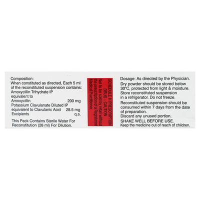 Moxclav Bd 228.5Mg Oral Suspension 30ml - Bacterial Infections-Pen