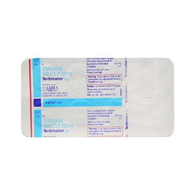 Terbinator 250mg Tablet 7'S - Fungal Infections-Anf