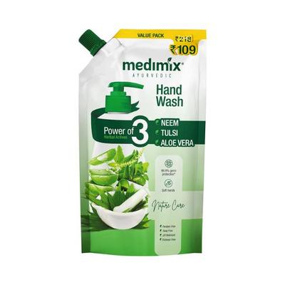 Medimix Neem Tulsi Aloe Hand Wash 750 ml - Soaps