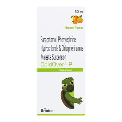 Coldover P Orange Flavour Suspension 60ml - Cough And Cold-Cou
