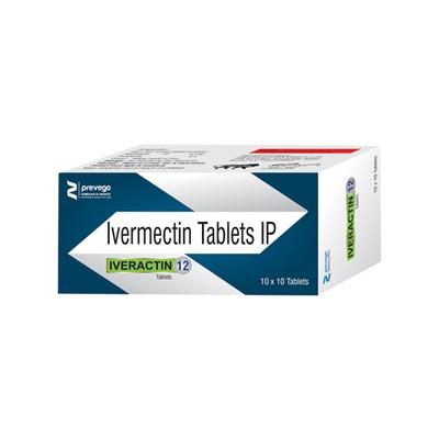 IVERACTIN 12 Tablet 10's - Parasitic Worms-Ant