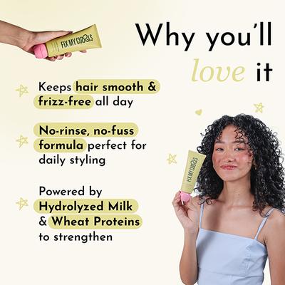 Fix My Curls Leave in Cream For Curly And Wavy Hair 200 gm - Conditioners