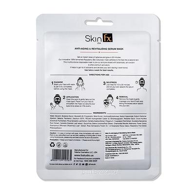 Skin Fx Anti-Aging and Revitalizing Serum Mask 25ml - Sheet Masks