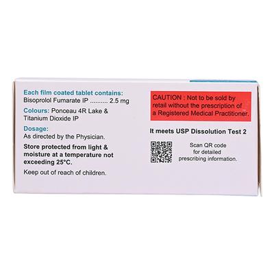 BISOFIG 2.5 Tablet 10's - Hypertension-Bet
