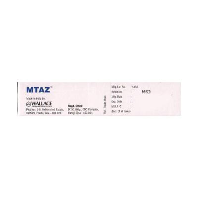 MTAZ Cream 15gm - Skin Infections-Toc