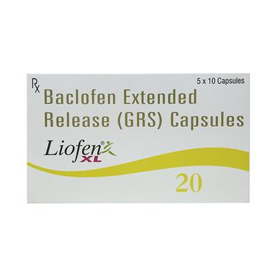 Liofen XL 20mg Capsule 10'S - Muscle Cramps/Spasticity-Mus
