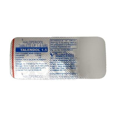 Talendol 1.5mg Tablet 10'S - Vertigo-Ant
