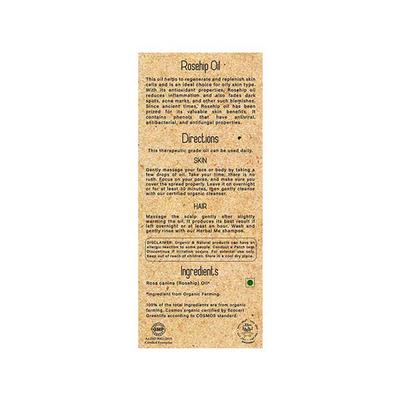 HM Herbal Me 100% Organic Rosehip Oil 50ml - Essential Oils