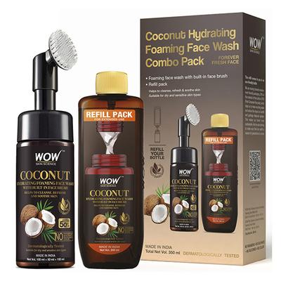 WOW Skin Science Coconut Foaming Face Wash Combo Pack 1's - Face Washes
