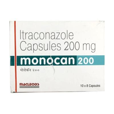 Monocan 200mg Capsule 8'S - Fungal Infections-Anf