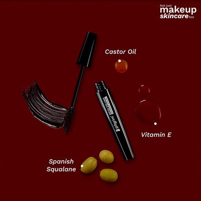 Pilgrim Mega Volume Waterproof Mascara High-definition Volume Smudge-proof Black Passion-02 5 ml - Mascaras