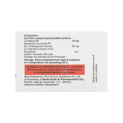 LN Met 10/25mg Tablet 10'S - Hypertension-Cal