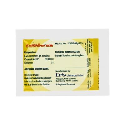 Calshine 60K Granules 1gm - Supplements-Vit