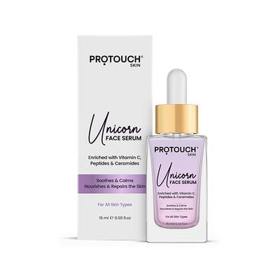 Protouch Unicorn Face Serum with Vitamin C, Niacinamide & Ceramides, Repairs, Hydrates & Brightens Skin 15ml - Face Moisturizers