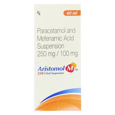 ARISTOMOL M 250 Oral Suspension 60ml - Pain relief-Nsa