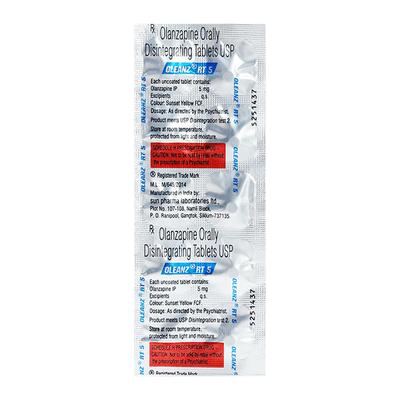 Oleanz RT 5mg Tablet 10'S - Psychosis-Ans