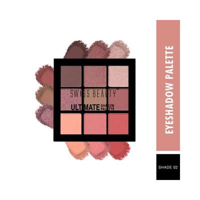 Swiss Beauty Ultimate Eyeshadow Palette - (Shade-2) 6 gm - Eye Shadow Palettes