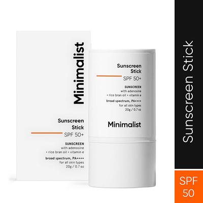 Minimalist Spf 50 Sunscreen Stick With Broad Spectrum Spf 50 20 gm - Face Sunscreen