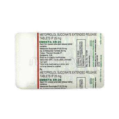 Embeta XR 25mg Tablet 30'S - Hypertension-Bet