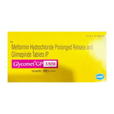GLYCOMET GP 3/850 Tablet 15's - Diabetes-Ant