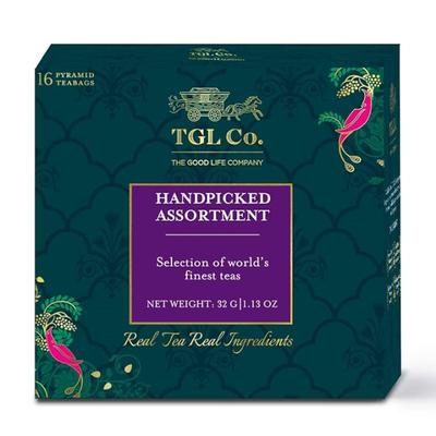 TGL Co. Handpicked Assortments Tea Bag 16 s - Green/Herbal Teas