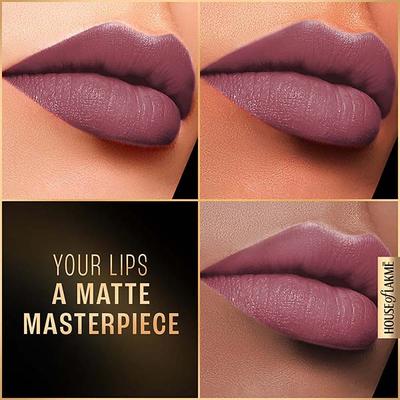 Lakme Forever Matte Liquid Lip, 16hr Lipstick, Nude Pink, 5.6ml - Liquid Lipsticks