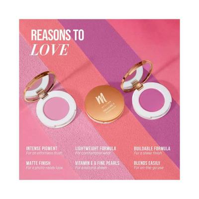 MyGlamm Treasure IT Powder Matte Blush-Lust 4 gm - Blushes