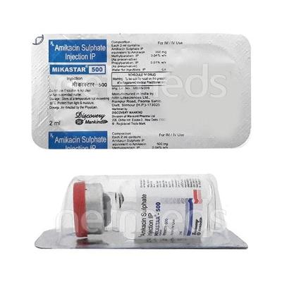 Mikastar 500mg Injection 2ml - Bacterial Infections-Ami