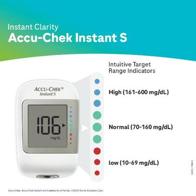 Accu-Chek Instant S Blood Glucose Monitor with Free 10 Test Strips - Blood Glucose Monitors/Test Strips